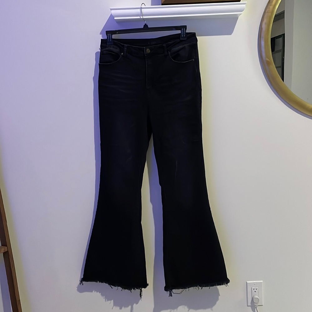 Black Flare Denim